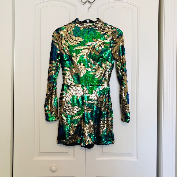 Sequin jumpsuit romper - Picture 4 of 6